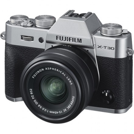 Цифр. фотокамера Fujifilm X-T30 + XC 15-45mm F3.5-5.6 Kit Silver Цифр. фотокамера Fujifilm X-T30 + XC 15-45mm F3.5-5.6 Kit Silver